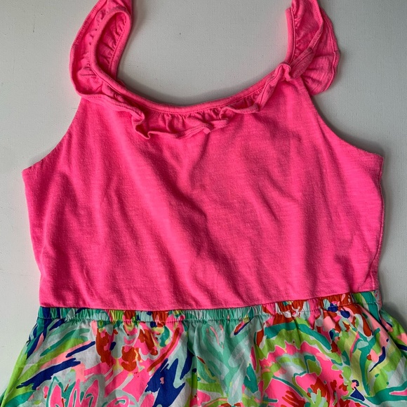 Lilly Pulitzer Claire dress in Multi Casa banana size XL 12-14 - Picture 6 of 8